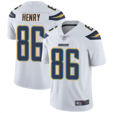 Los Angeles Chargers NFL Football Hunter Henry White Jersey Youth Limited  #86 Road Vapor Untouchable
